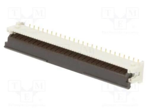 Conector: FFC/FPC, verticais, PIN: 50, ZIF, SMT, .