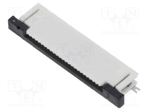 Conector: FFC/FPC, horizontais, PIN: 24, contacto.