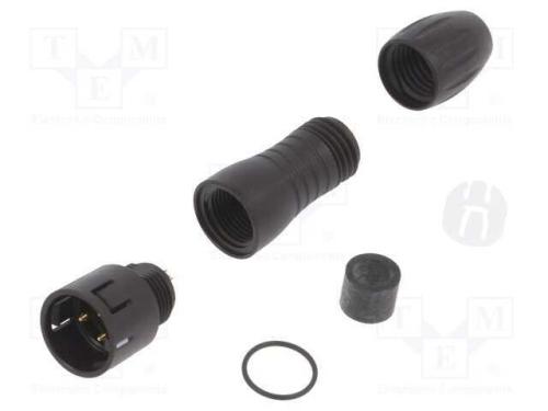 Conector: Redondos, Ficha, 720, Macho, Pin: 3, Snap-In,À Pressão