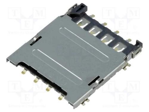 Conector: para Cartões, Micro Sim, com Tampa Articulada, Smt