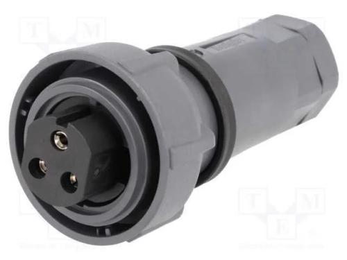 Conector: redondos, ficha, fêmea, PIN: 3, Buccane.