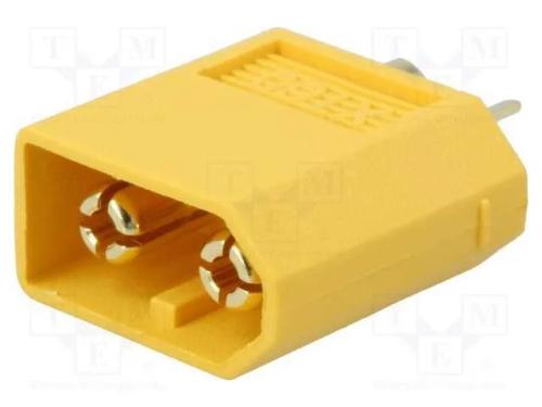 Ficha, de alimentação DC, XT60, macho, PIN: 2, co.