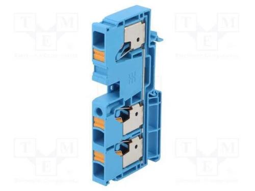 Conector: de carril, 10mm2, faixas: 1, braçadeira.