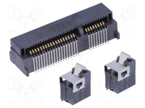 Conector: Pci Express Mini, Horizontais, Smt, Dourado, Pin: 52