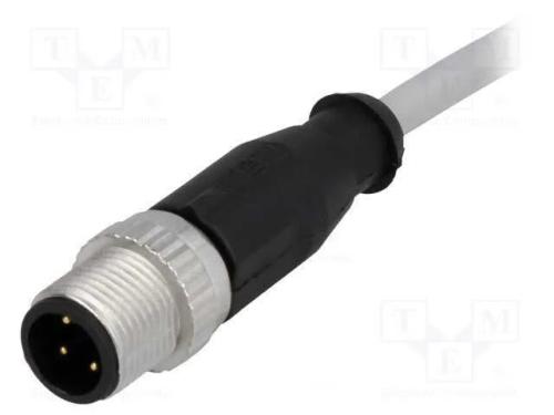 Ficha, M12, PIN: 4, macho, código A-DeviceNet / C.