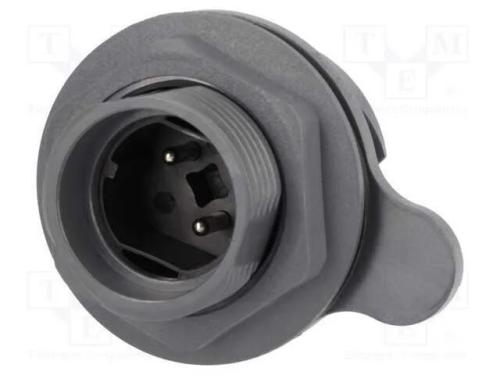 Conector: redondos, tomada, macho, PIN: 2, Buccan.