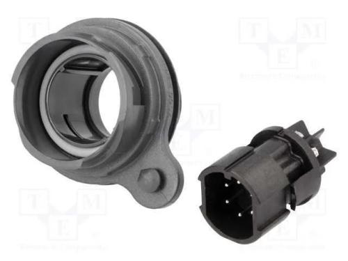 Conector: redondos, tomada, macho, PIN: 6, Buccan.
