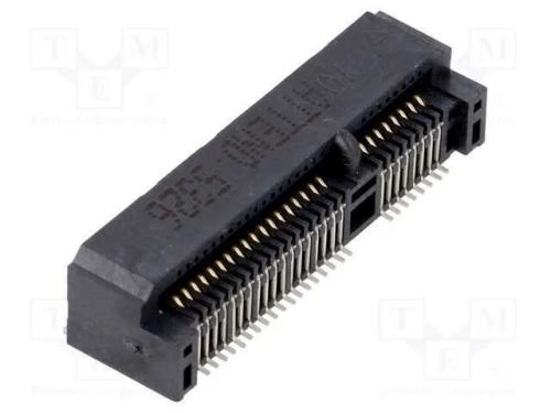 Conector: Pci Express Mini, Horizontais, Smt, Dourado, Pin: 52