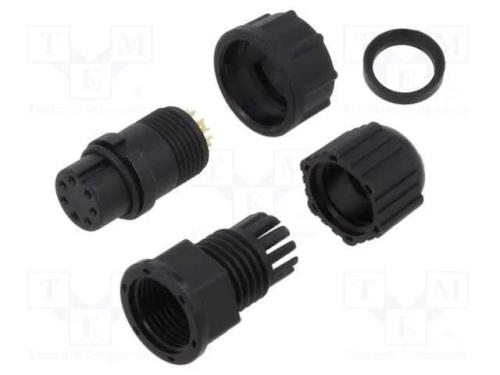Conector: Redondos, Ficha, Tamanho B, Fêmea, Pin: 7, de Baioneta, 5a