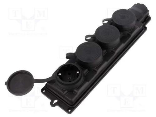 Conector: de alimentação, tomada, 2P+PE, 250VAC, .