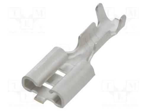 Conetor: plano, 6,3mm, 0,8mm, macho, 0,3÷0,8mm2, .