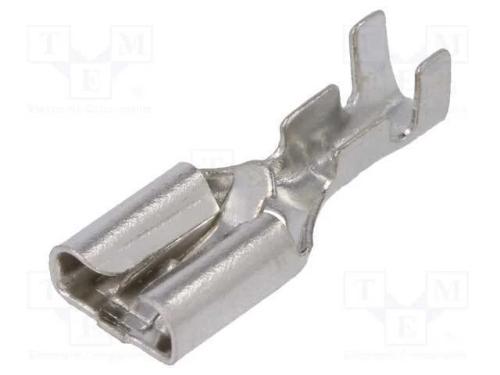 Conetor: plano, 6,3mm, 0,8mm, macho, 1÷1,5mm2, ce.