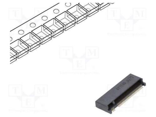 Conector: M.2 (Ngff), Horizontais, Smt, Gold Flash, Pin: 67, 0,5a