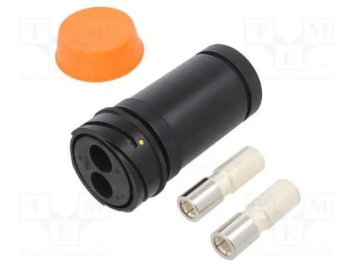 Conector: redondos, ficha, fêmea, PIN: 2, Buccane.