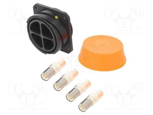 Conector: redondos, tomada, fêmea, PIN: 4, Buccan.