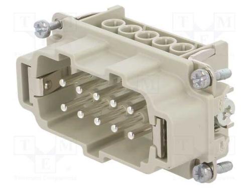 Conector: HDC, inserto de contatos, macho, EPIC H.
