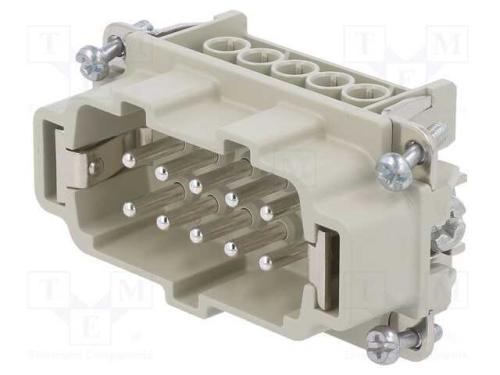 Conector: HDC, inserto de contatos, macho, EPIC H.