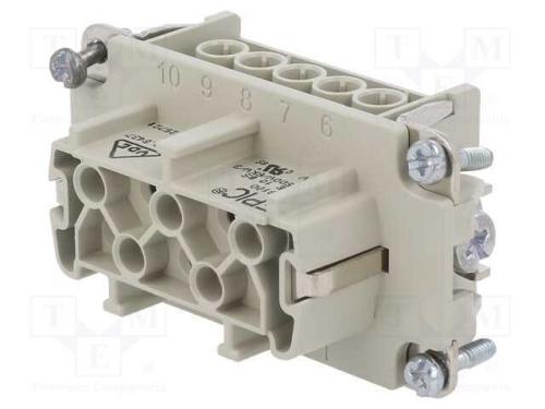 Conector: HDC, inserto de contatos, fêmea, EPIC H.