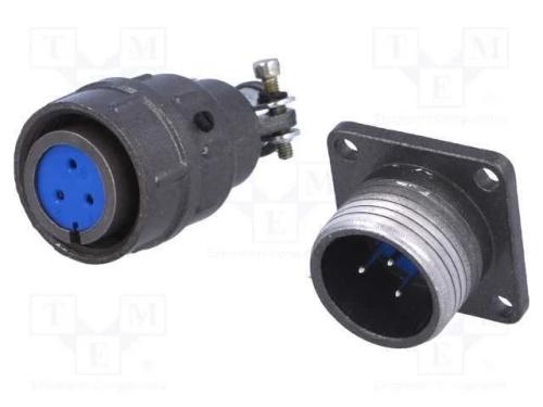 Conector: Redondos, Tomada,Ficha, Ds1110-06, Macho,Fêmea, Pin: 3