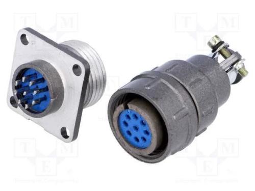 Conector: Redondos, Tomada,Ficha, Ds1110-06, Macho,Fêmea, Pin: 9