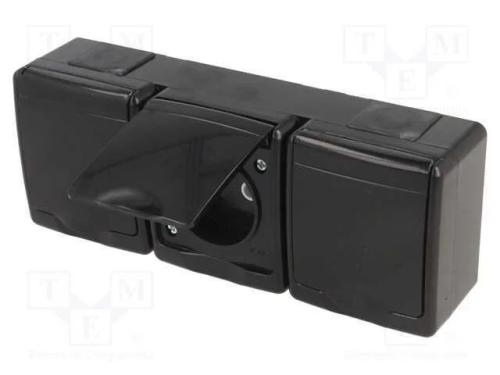 Conector: de alimentação, tomada, 2P+PE, 250VAC, .
