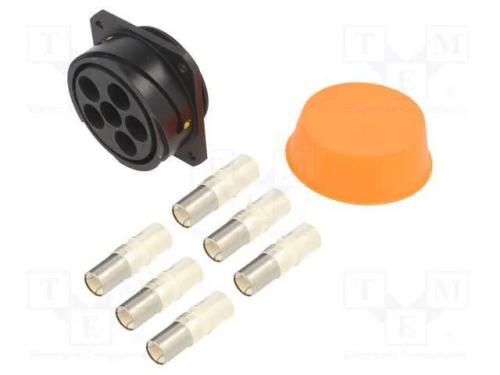 Conector: redondos, tomada, fêmea, PIN: 6, Buccan.