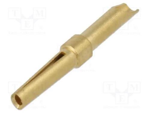 Contacto, fêmea, dourado, 0,2÷0,5mm2, solda, 5A, .