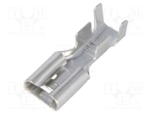 Conetor: plano, 6,3mm, 0,8mm, macho, 2,5÷4mm2, ce.