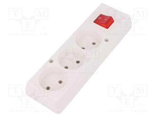Conector: de alimentação, fêmea, multiplicador, 2.