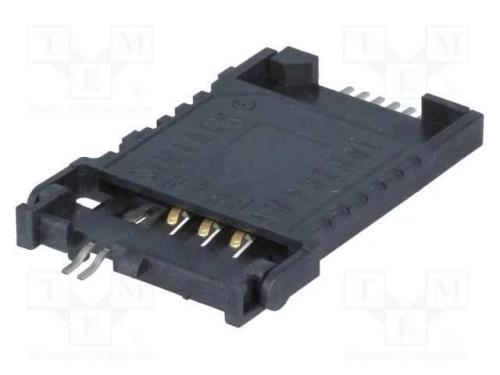 Conector: para Cartões, Sim, Smt, Pin: 6, 3mm, 100mo
