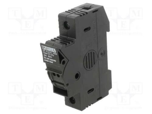 Conector: de carril, terminal parafusado, poliami.