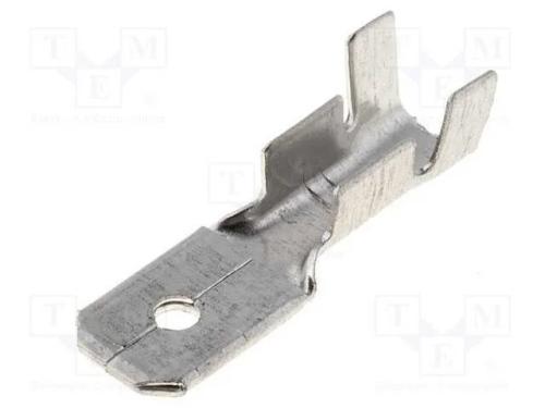Conetor: plano, 6,3mm, 0,8mm, fêmea, 1,5÷2,5mm2, .