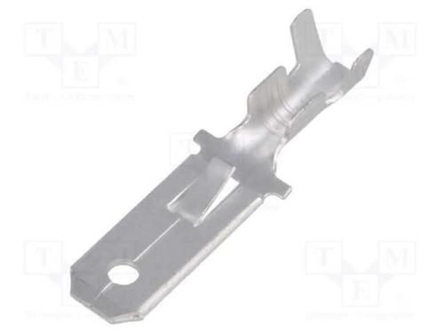 Conetor: plano, 6,3mm, 0,8mm, fêmea, 0,5÷2mm2, ce.