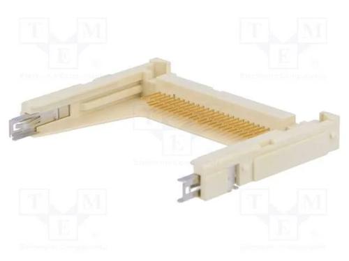 Conector: para Cartões, Compact Flash I & Ii, Smt, Dourado, 40mo