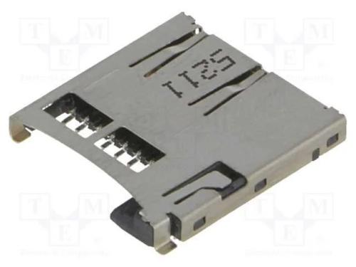 Conector: para Cartões, Microsd, Push-Push, Smt, Dourado