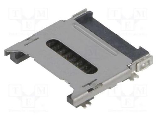 Conector: para Cartões, Microsd, com Tampa Articulada, Smt, Rolo