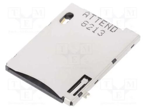 Conector: para Cartões, Sim, Push-Push, Smd, Dourado, Pin: 10(8+2)