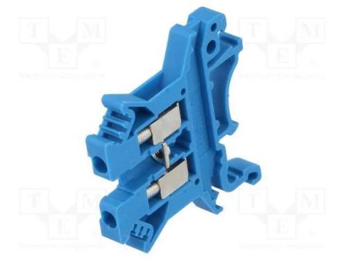 Conector: de carril, 0,2÷2,5mm2, faixas: 1, braça.