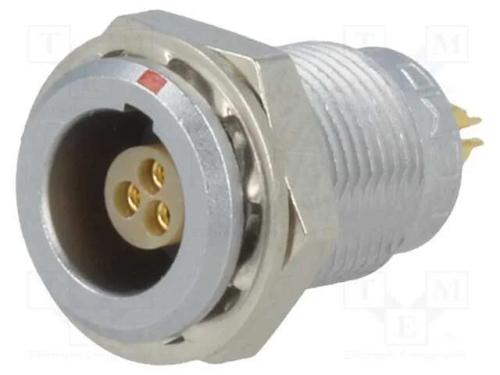 Conector: Redondos, 00, Tomada, Fêmea, Pin: 3, Solda, 3a, Ip50