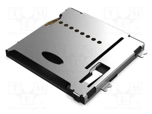 Conector: para Cartões, Microsd, Push-Push,Com Cavilha Elástica