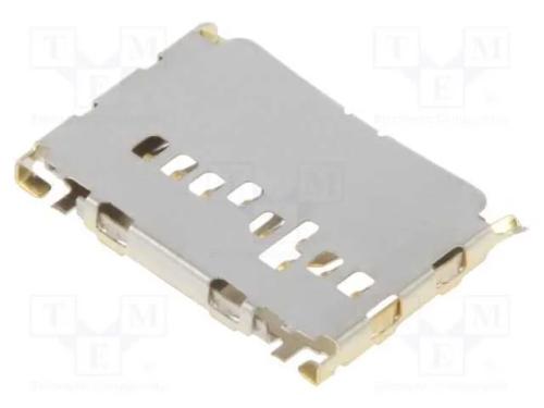 Conector: para Cartões, Microsd, Push-Pull, Smt, Gold Flash, Pin: 8