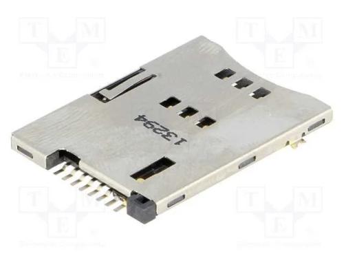 Conector: para Cartões, Sim, Push-Push, Smt, Dourado, 500ma
