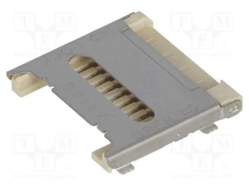 Conector: para Cartões, Microsd, Blindadas,Com Tampa Articulada
