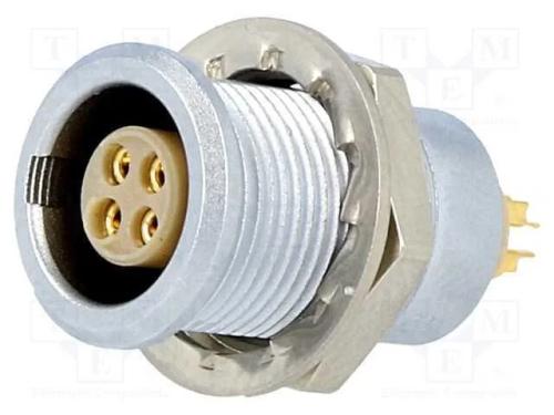 Conector: Redondos, 0b, Tomada, Fêmea, Pin: 4, Solda, 7a, Simples