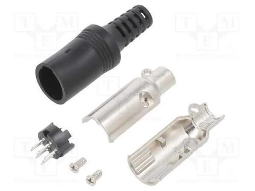 Conector: Redondos, Ficha, Hr12, Macho, Pin: 8, à Pressão, Estanhado