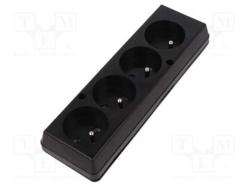 Conector: de alimentação, fêmea, multiplicador, 2.