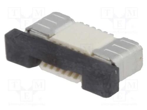 Conector: FFC/FPC, horizontais, PIN: 6, contactos.