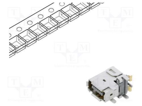 Conector: Ix Industrial, Tomada, Ix, Macho, Pin: 10, B, Dourado, Smt