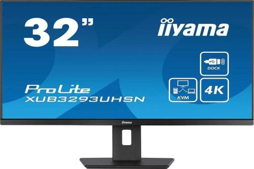 Monitor Prolite Ips Lcd 31.5" Xub3293uhsn-B5 4k Ultra Hd Preto - Iiyama