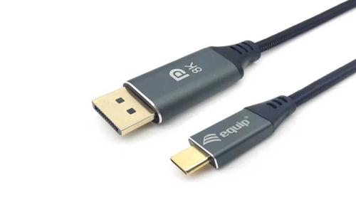 Equip Adapter Usb-C -> Displayport 8k60hz 1.00m Sw